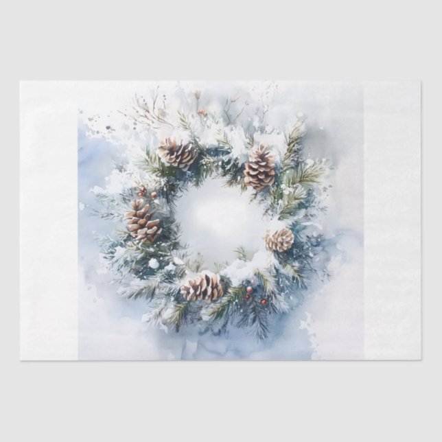 Papel De Seda Wreath (Frente )