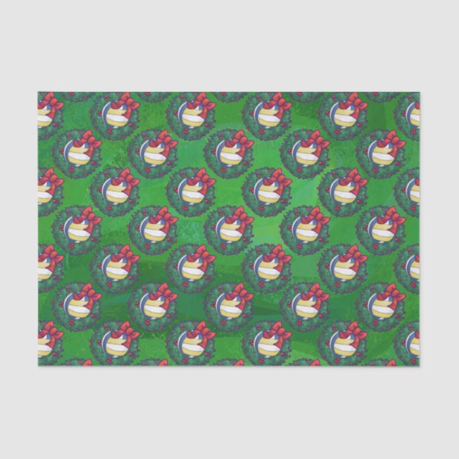 Papel De Seda Wreath de Voleibol (Frente )