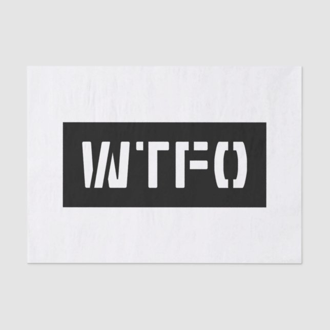 PAPEL DE SEDA WTFO (Frente )