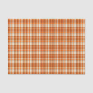 Papel De Seda Xadrez alaranjada