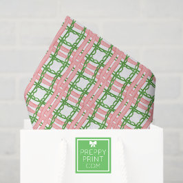 Papel De Seda Xadrez Caprichoso Vermelho e Verde em Aquarela
