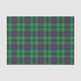 Papel De Seda Xadrez Clan Duncan Green Check Tartan