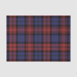 Papel De Seda Xadrez Clan MacLachlan Red Purple Check Tartan