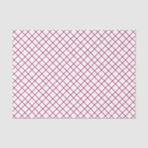 Papel De Seda Xadrez de Natal Watercolor Burgundy