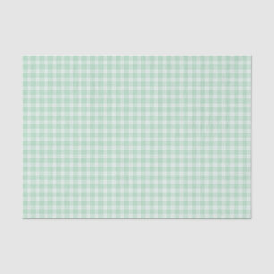 Papel De Seda Xadrez Gingham Verde
