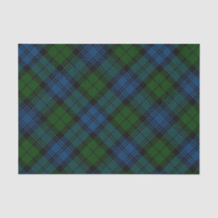 Papel De Seda Xadrez Green Family Feriados Rustic Tartan