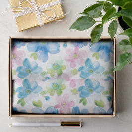 Papel De Seda Xadrez Listras Florais Rosa Azul Branco Aniversári