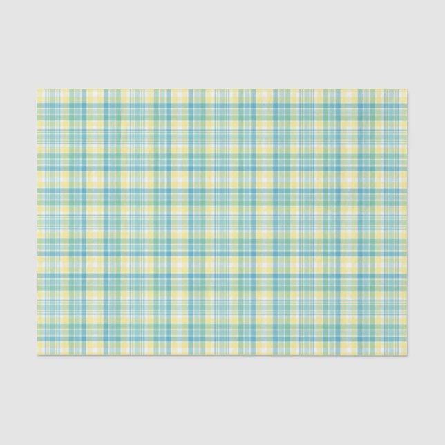 Papel De Seda Xadrez Pastel (Frente )