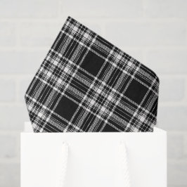 Papel De Seda Xadrez Preto e Branco