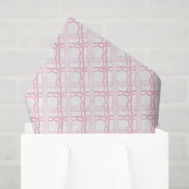 Papel De Seda Xadrez Rosa Aquarela