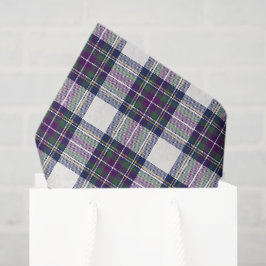 Papel De Seda Xadrez Roxo e Verde