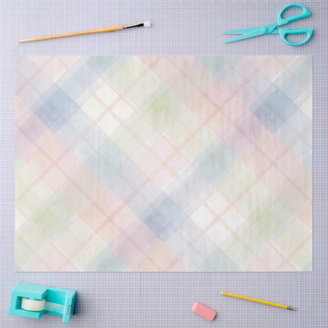 Papel De Seda Xadrez Série de Páscoa Design #5 (Arte )