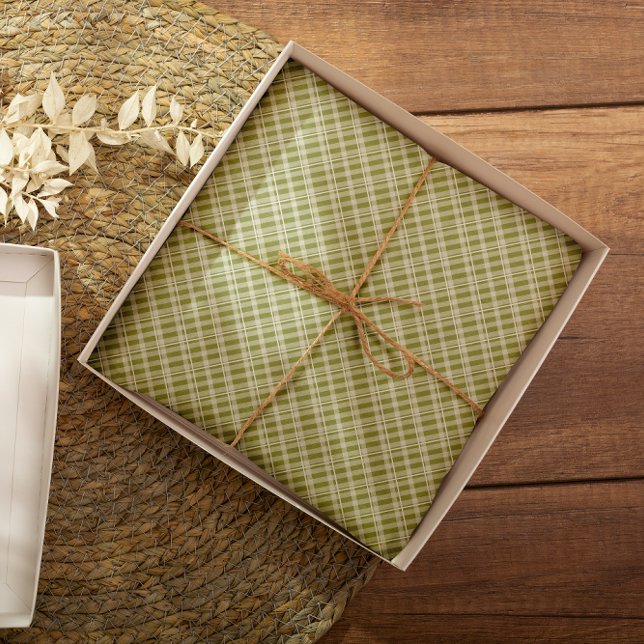 Papel De Seda Xadrez Verde Tartan (Criador carregado)