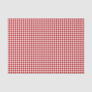 Papel De Seda Xadrez vermelha, Gingham vermelho