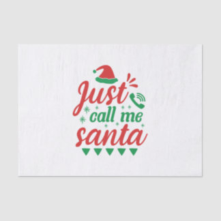 Papel De Seda Xmas Art Me Chame De Papais noeis