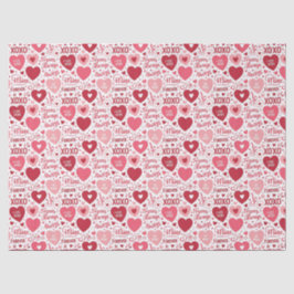 Papel De Seda XOXO & Sempre seja minha no dia dos namorados