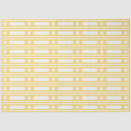 Papel De Seda Yellow Bone Inlay Dots Border Decoupage Paper