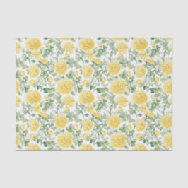Papel De Seda Yellow Marigold Flowers Bridal Shower