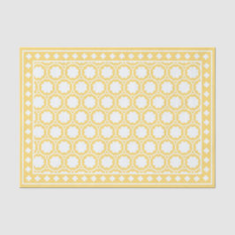 Papel De Seda Yellow Modern Bone Inlay Decoupage Paper