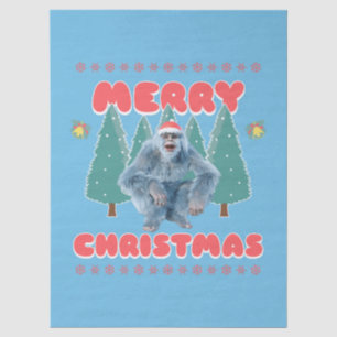 Papel De Seda Yeti Engraçado - Feliz Natal