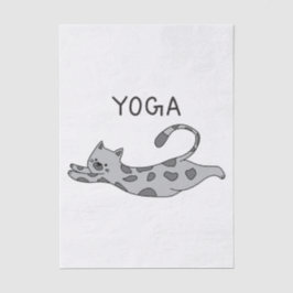 Papel De Seda Yoga Cat