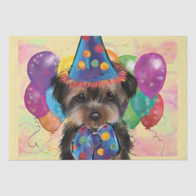 PAPEL DE SEDA YORKIE (Frente )