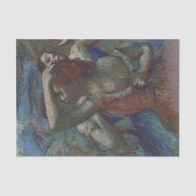 Papel De Seda Young Balé Dancers (Ballerinas) (por Edgar Degas) (Frente )