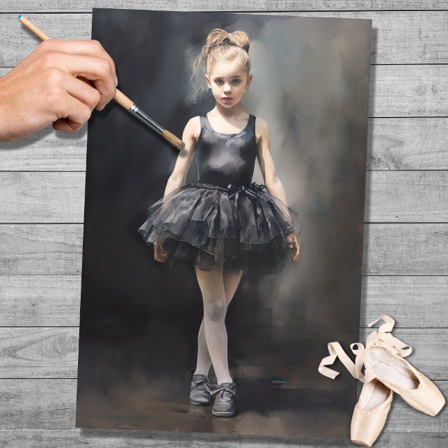 Papel De Seda Young Ballerina 2 Decoupage Paper (Criador carregado)