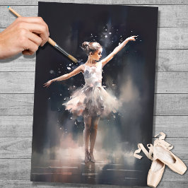 Papel De Seda Young Ballerina 4 Decoupage Paper