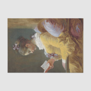 Papel De Seda Young Girl Reading por Jean Honore Fragonard