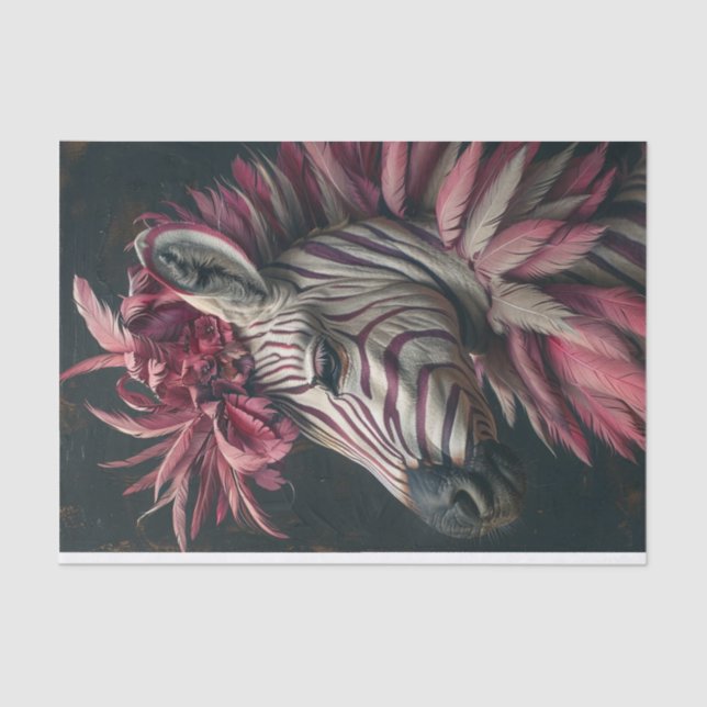 Papel De Seda Zebra Extravaganza4 (Frente )