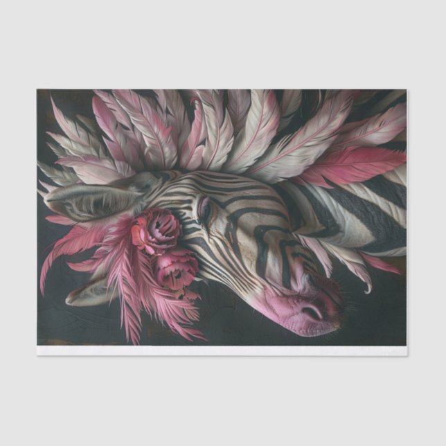 Papel De Seda Zebra Extravaganza5 (Frente )