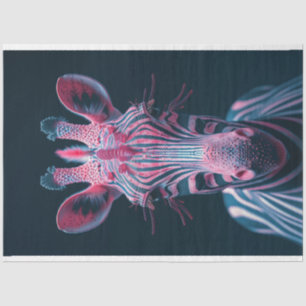 Papel De Seda Zebra rosa brilhante de outra dissociação mundial