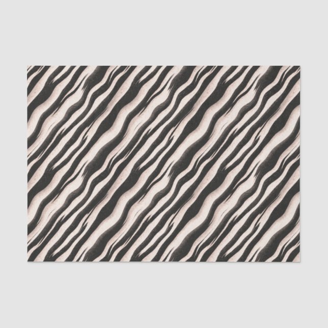 Papel De Seda Zebra tira textura perfeita + suas ideias (Frente )