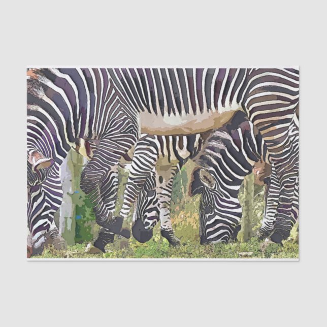 PAPEL DE SEDA ZEBRAS (Frente )