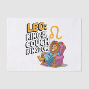 Papel De Seda Zodiac Leo design