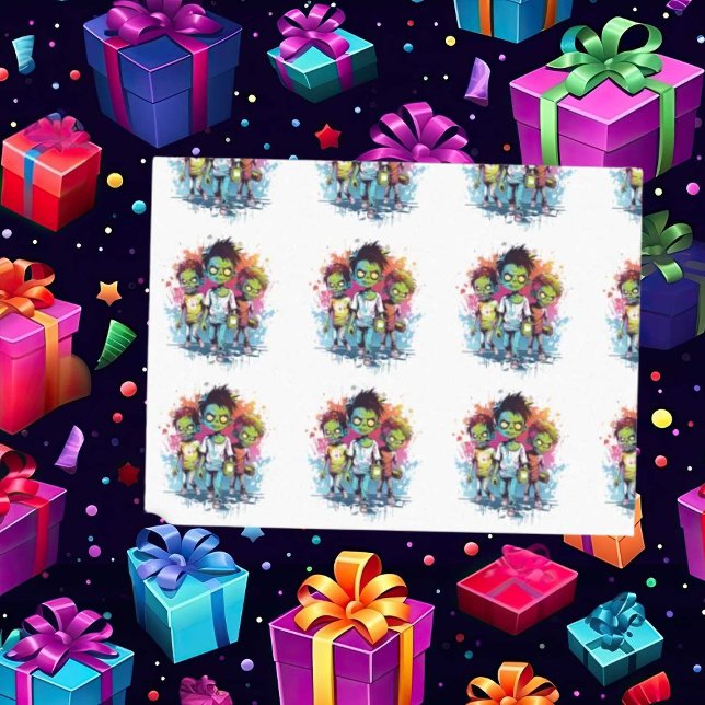 Papel De Seda Zombie das Halloween (Zombie Walkers,  Your birthday party won't be complete without an array of gruesome zombie props! )