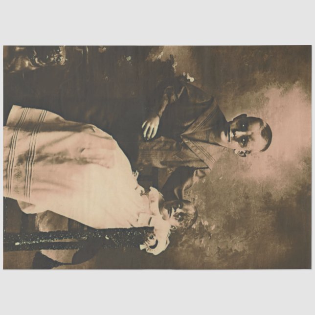 Papel De Seda Zombie Siblings (Frente )
