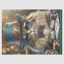 ZZ Cartola, Gato Peludo Jogando Cartas