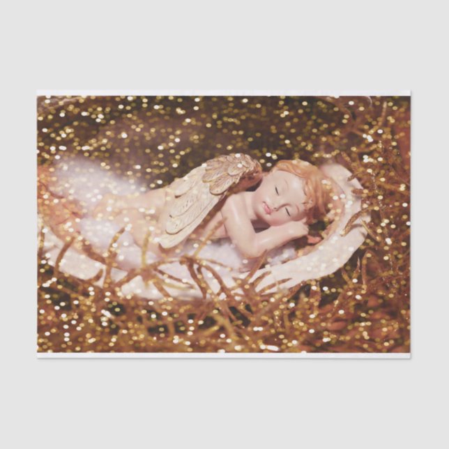 papel de tecido angel dormente (Frente )