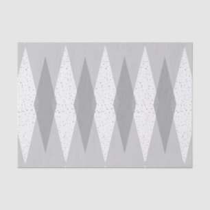 Papel de Tecido Argyle para Cinza Moderna do meio