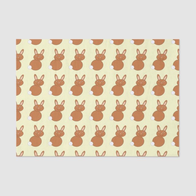 Papel de Tecido Coelho do felz pascoa (Frente )