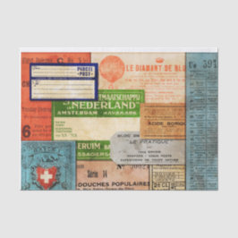 Papel de Tecido Colorido