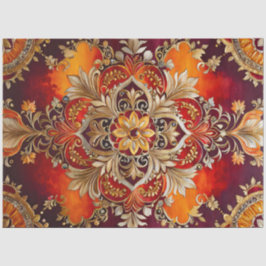 Papel de Tecido Colorido Bizantino de Joias