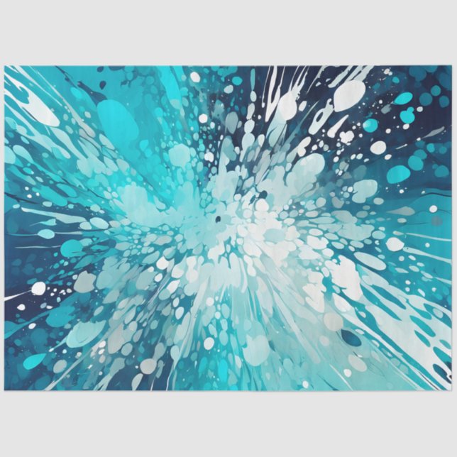 Papel de Tecido Colorido de Pintura de Pintura de  (Frente )