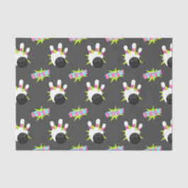 Papel de Tecido da Boliche Neon Moonlight Dark