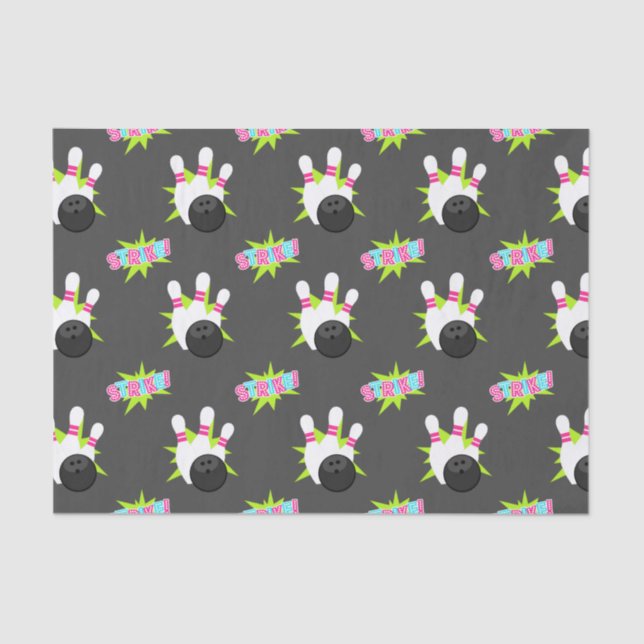 Papel de Tecido da Boliche Neon Moonlight Dark (Frente )