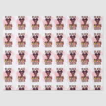 Papel de Tecido da Rainha Negra