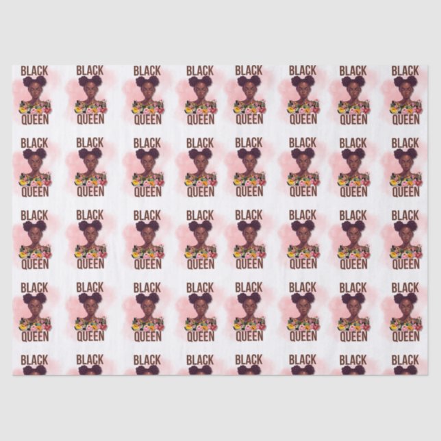Papel de Tecido da Rainha Negra (Frente )