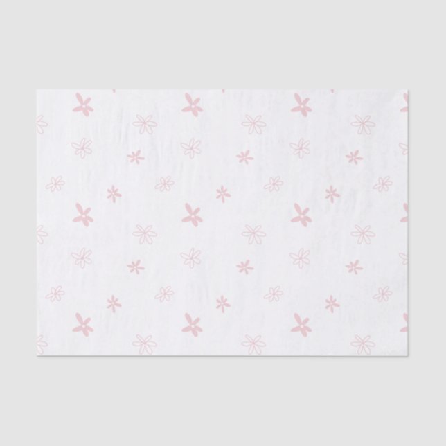 Papel de Tecido Daisy 10lb, Branco (Frente )